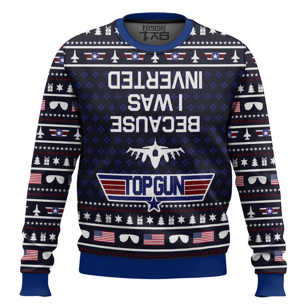 Inverted Top Gun Ugly Christmas Sweater – Moonbestprint