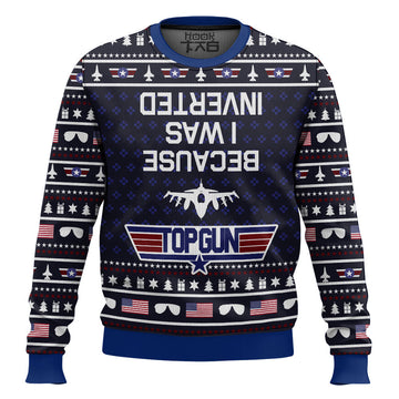 Inverted Top Gun Ugly Christmas Sweater – Moonbestprint