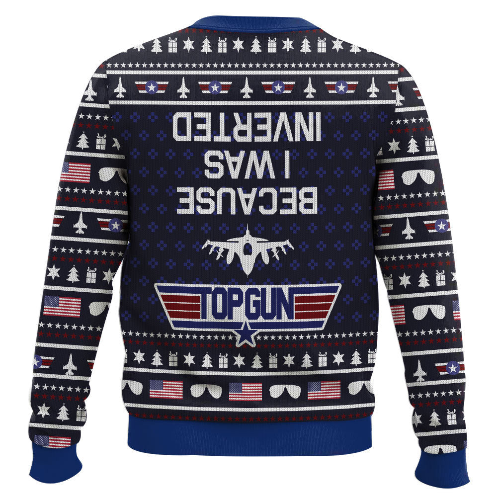Inverted Top Gun Ugly Christmas Sweater – Moonbestprint
