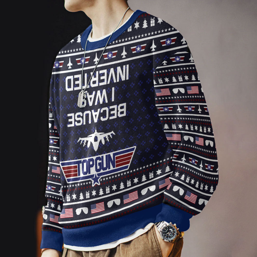 Inverted Top Gun Ugly Christmas Sweater – Moonbestprint