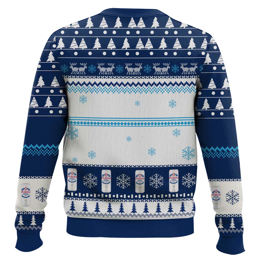 Peroni Nastro Azzurro Ugly Christmas Sweater – Moonbestprint