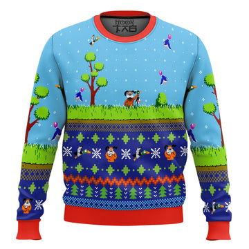 Festive Duck Hunt Ugly Christmas Sweater – Moonbestprint