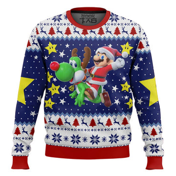 Christmas Odyssey Super Mario Bros. Ugly Christmas Sweater – Moonbestprint