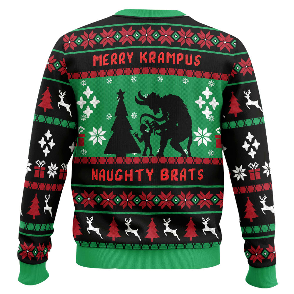 Naughty Brats Krampus Xmas Gift For Family Ugly Christmas Sweater – Moonbestprint
