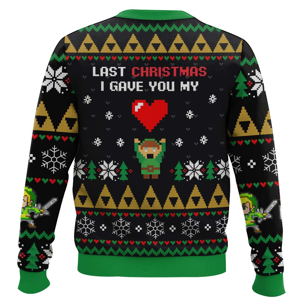 Link To My Heart Legend of Zelda Ugly Christmas Sweater – Moonbestprint