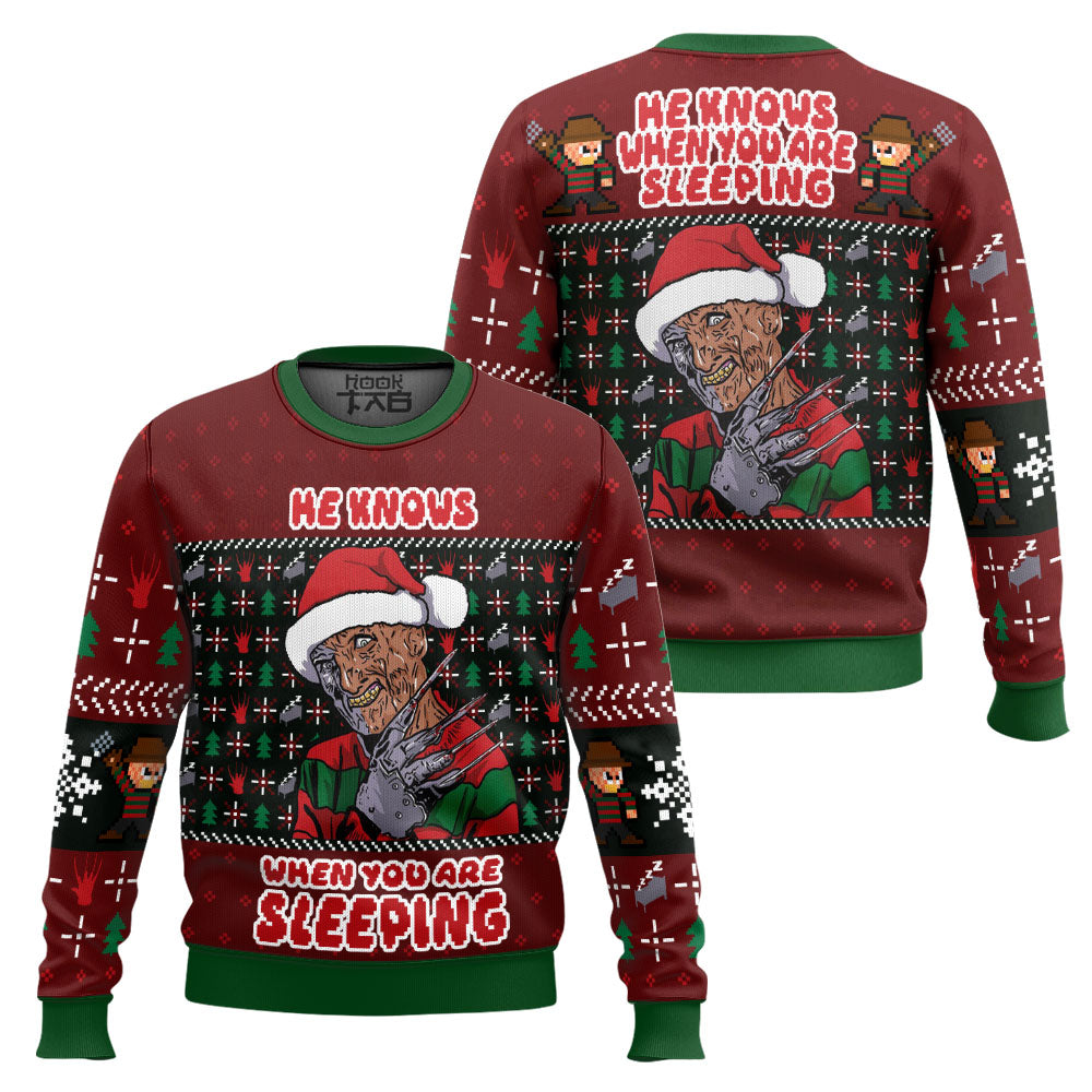 Freddy Krueger Horror Ugly Christmas Sweater – Moonbestprint