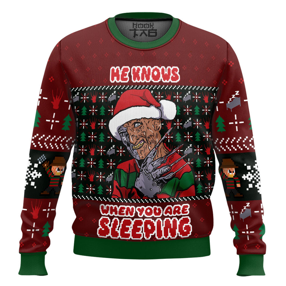Freddy Krueger Horror Ugly Christmas Sweater – Moonbestprint