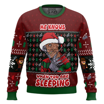 Freddy Krueger Horror Ugly Christmas Sweater – Moonbestprint