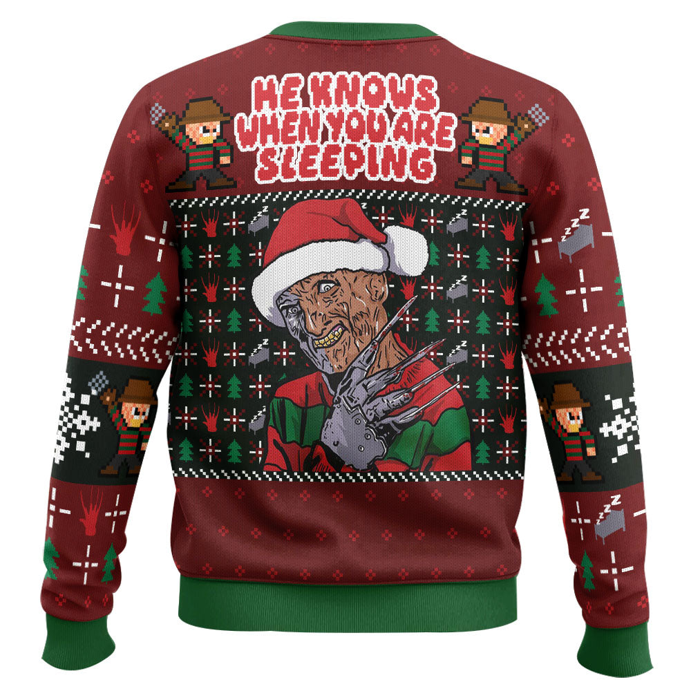 Freddy Krueger Horror Ugly Christmas Sweater – Moonbestprint
