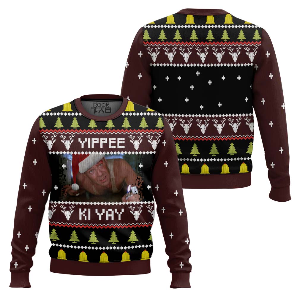 Yippee Ki Yay Ugly Die Hard Christmas Sweater – Moonbestprint