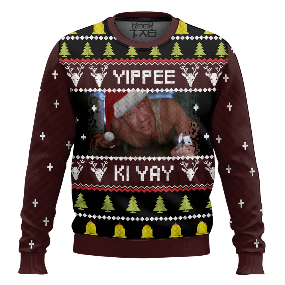 Yippee Ki Yay Ugly Die Hard Christmas Sweater – Moonbestprint