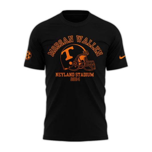 Tennessee Volunteers NCAA 2024 Limited Tennessee x Morgan Wallen Black T-Shirt | YU61 Moonbestprint