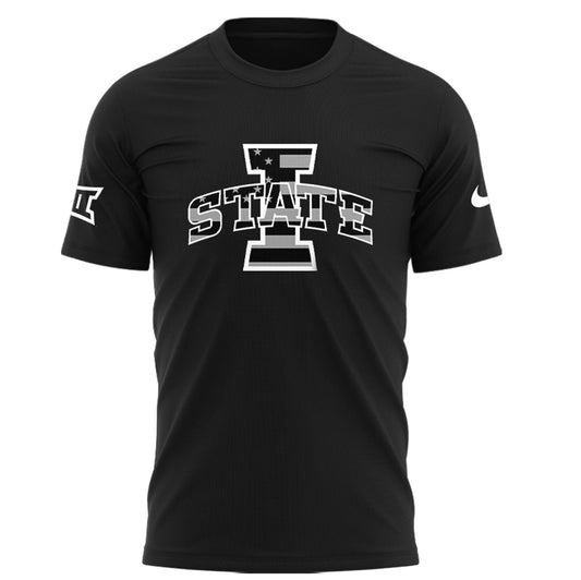 Iowa State Football 2024 Limited Veteran Black TShirt | WE76 Moonbestprint