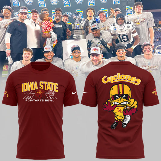 Limited Iowa State Footballl Pop Tarts Bowl Champions TShirt | GJ87 Moonbestprint