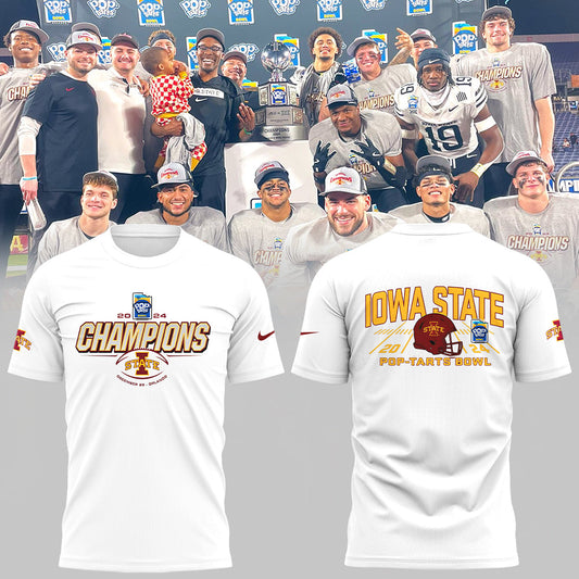 Limited Iowa State Footballl Pop Tarts Bowl Champions TShirt | EN86 Moonbestprint