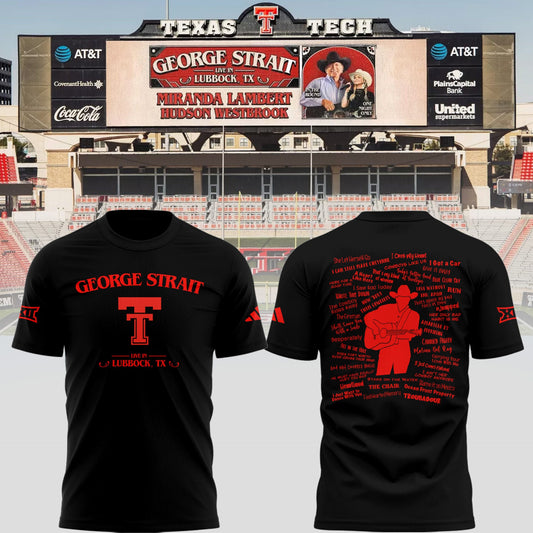 Limited Edition Texas Tech Fb George St live in Lubbock B TShirt | ZP74 Moonbestprint