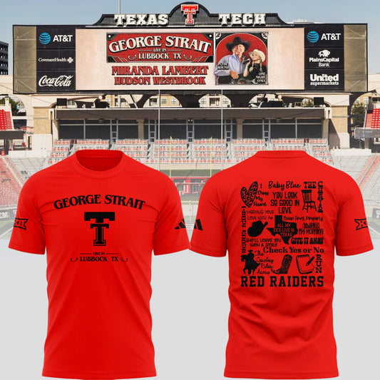Limited Edition Texas Tech Fb George St live in Lubbock R TShirt | KH95 Moonbestprint
