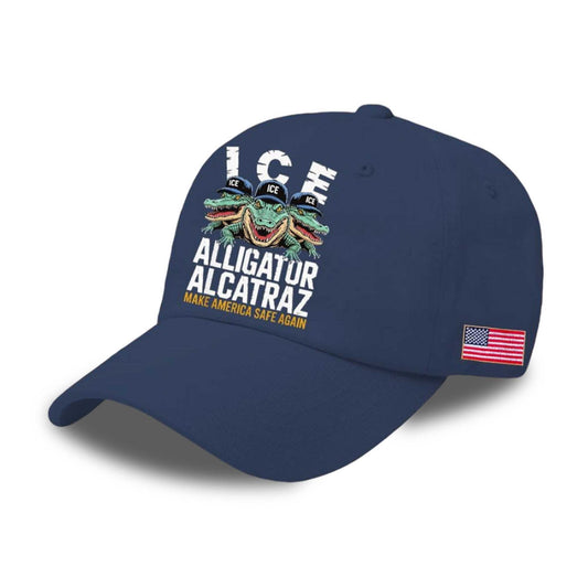 ICE Alligator Alcatraz Make America Safe Again Hat -Moonbestprint