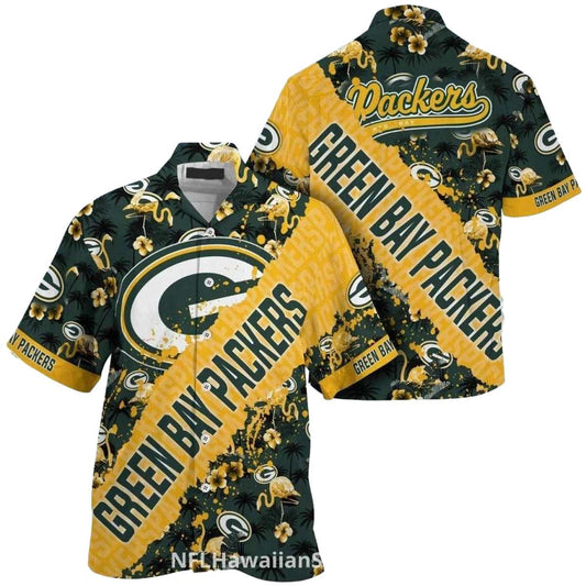 Packers With Detailed Green Bay Legacy Tribute Hawaiian Shirt - Moonbestprint