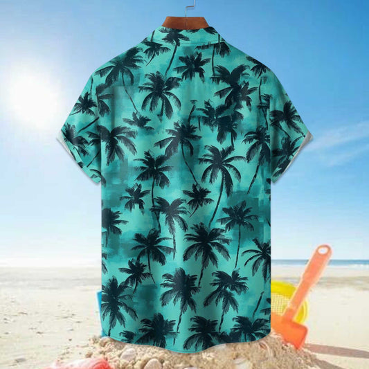 Palm Tree Hawaiian Shirt- Moonbestprint