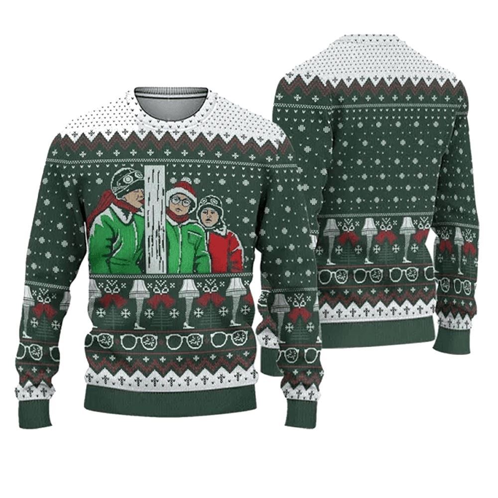 Paper Separatist A Christmas Story I Triple Dog Ugly Sweater - Moonbestprint