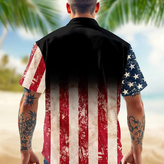 Patriotic 250th America Eagle Anniversary God Bless 1776–2026 Hawaii Shirt Moonbestprint