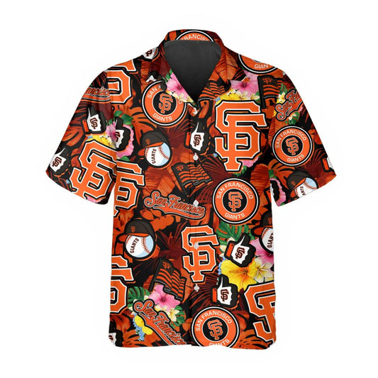 Pattern San Francisco Giants Hawaiian Shirt, SF Giants Aloha Shirt Moonbestprint