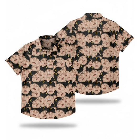 Paul Skenes Face Hawaiian Shirt Moonbestprint