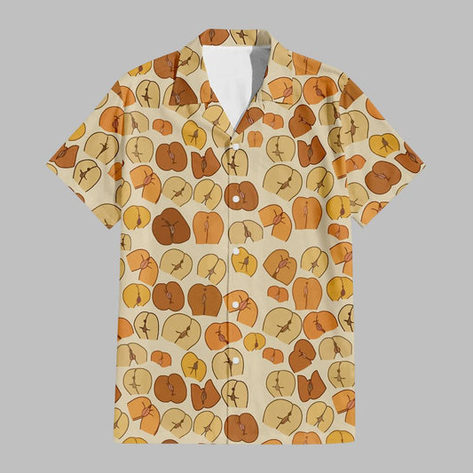 Peaches Butt Hawaiian Shirt - Moonbestprint