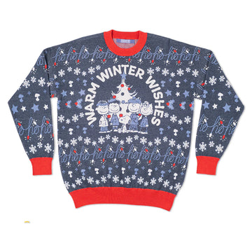 Peanuts Warm Winter Wishes Holiday Ugly Sweater – Moonbestprint