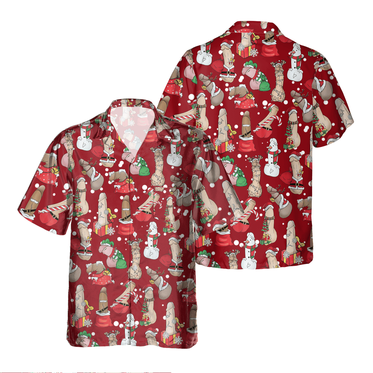 Pennis Merry Dickmas Christmas Aloha Hawaiian Shirt – Moonbestprint