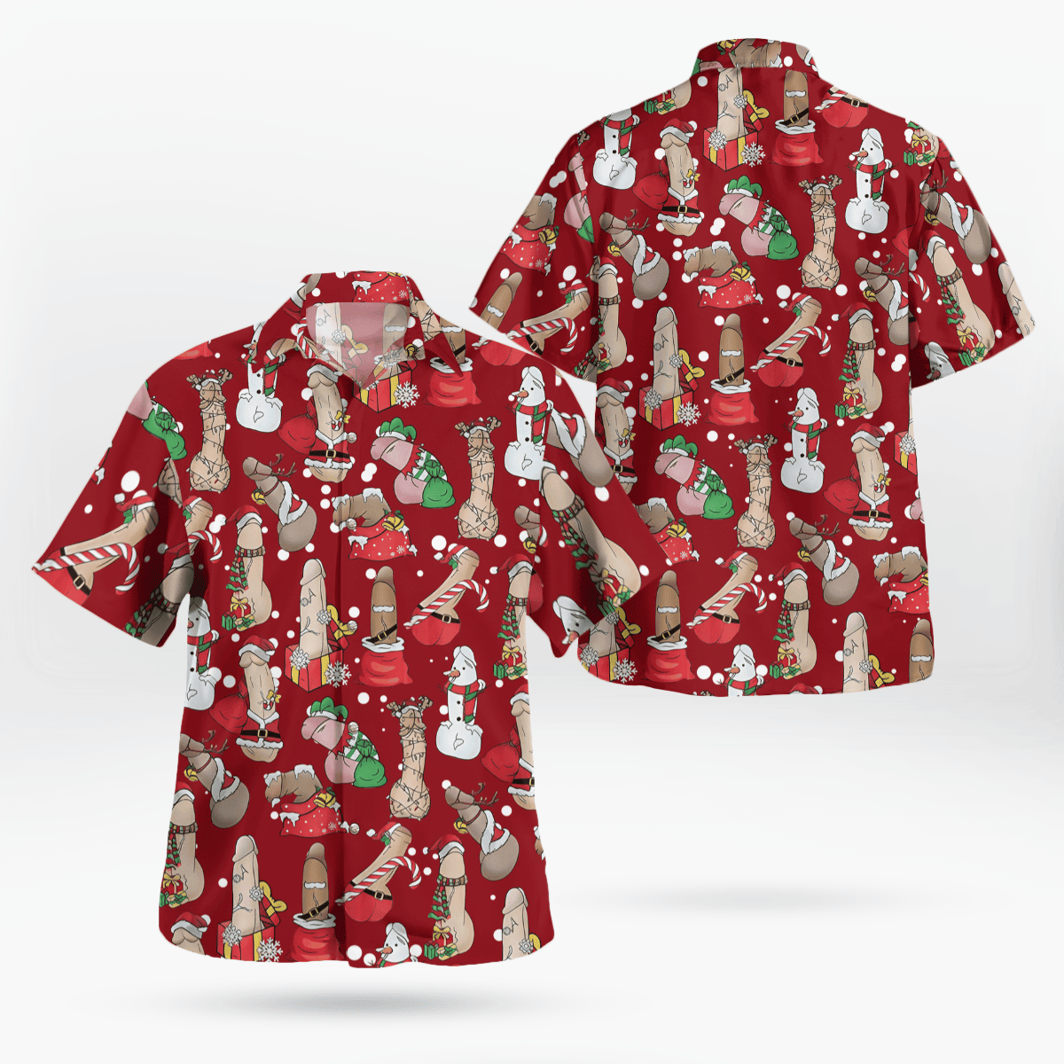 Pennis Merry Dickmas Christmas Aloha Hawaiian Shirt – Moonbestprint