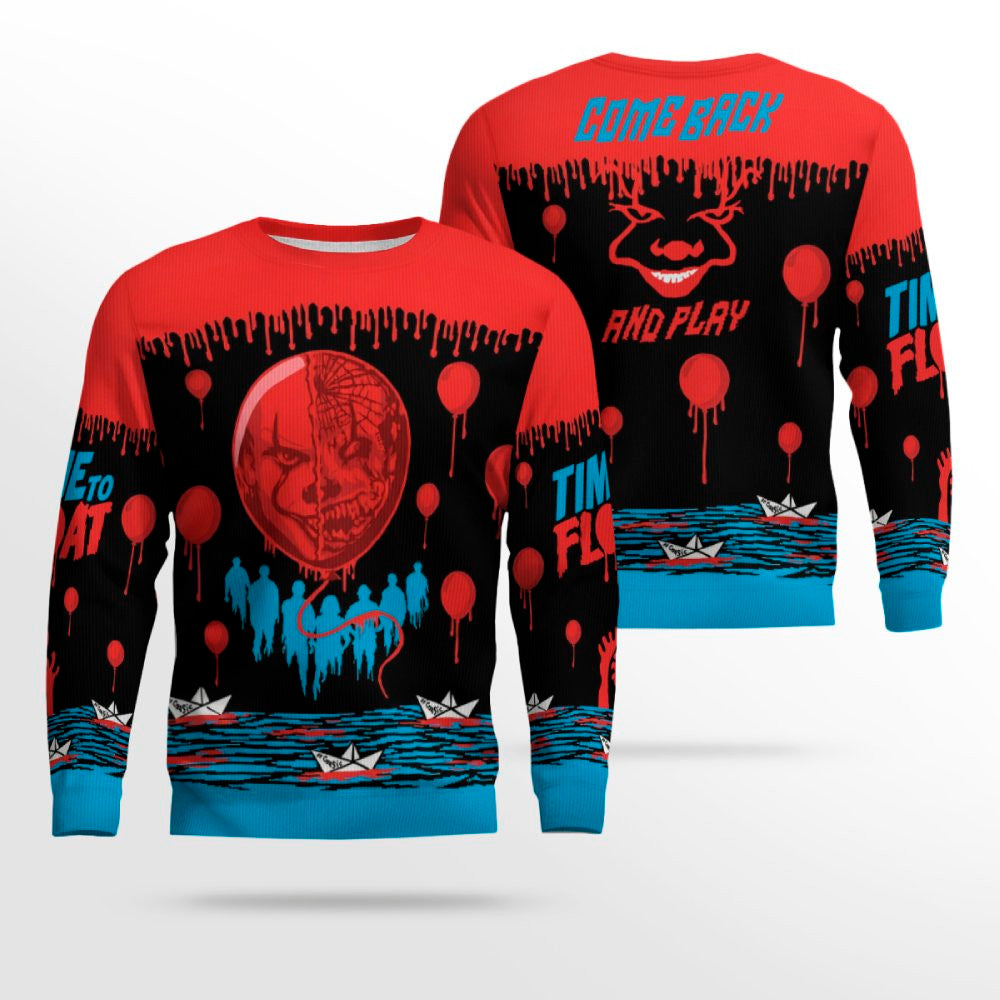 Pennywise Christmas Jumper Ugly Sweater – Moonbestprint