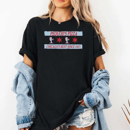 Pequod's Pizza Chicago's Best Since 1971 Shirt Moonbestprint