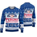 2025 Peroni Nastro Azzurro Beer Christmas Ugly Sweater – Moonbestprint