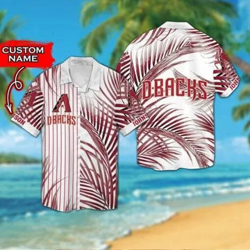 Personalized Arizona Diamondbacks Hawaiian Shirt, MLB Hawaiian Shirt Moonbestprint
