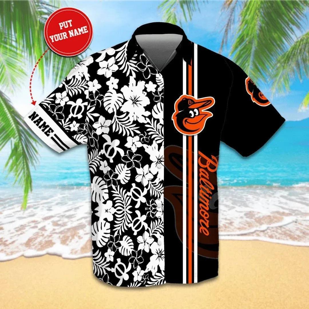 Personalized Baltimore Orioles MLB Hawaiian Shirt, MLB Hawaiian Shirt Moonbestprint