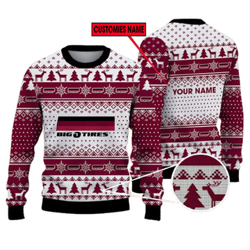 Personalized Big O Tires Logo Ugly Christmas Sweater – Moonbestprint