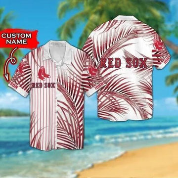 Personalized Boston Red Sox Hawaiian Shirt, MLB Hawaiian Shirt Moonbestprint
