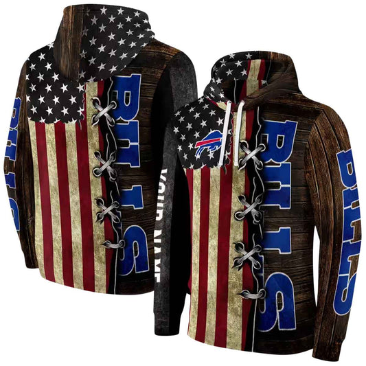 Personalized Buffalo Bills American Pride AOP Hoodie -  Moonbestprint