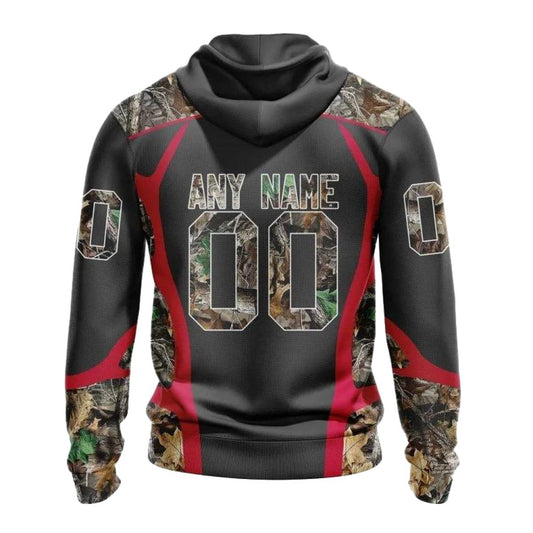 Personalized Buffalo Bills Camo Hunting Black AOP Hoodie -  Moonbestprint