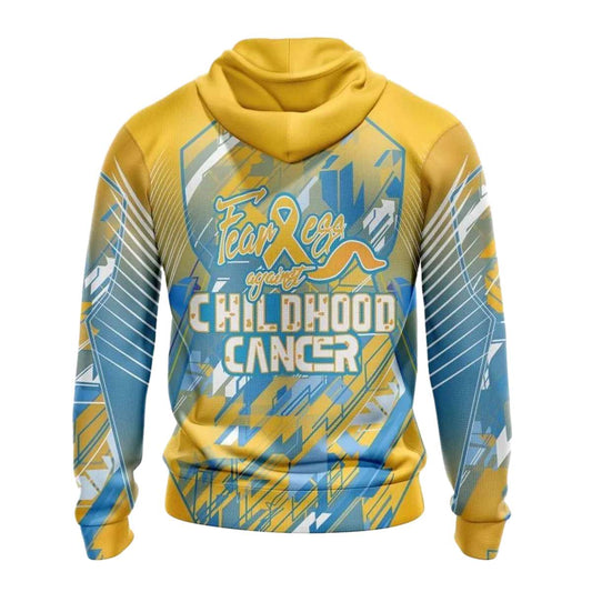 Personalized Buffalo Bills Fearless Against Childhood Cancers AOP Hoodie -  Moonbestprint