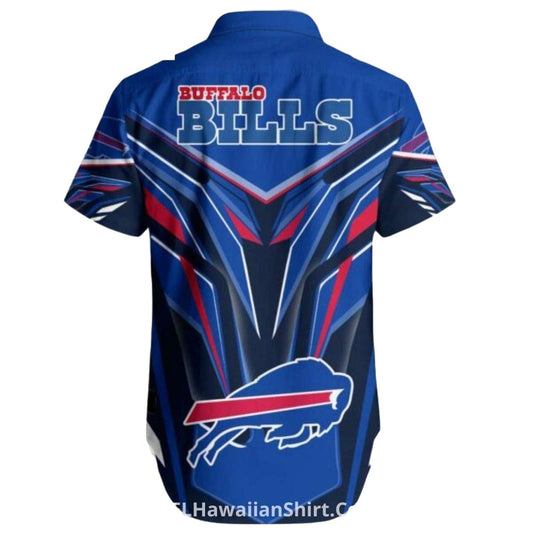 Personalized Buffalo Bills Futuristic Armor Style Hawaiian Shirt - Moonbestprint