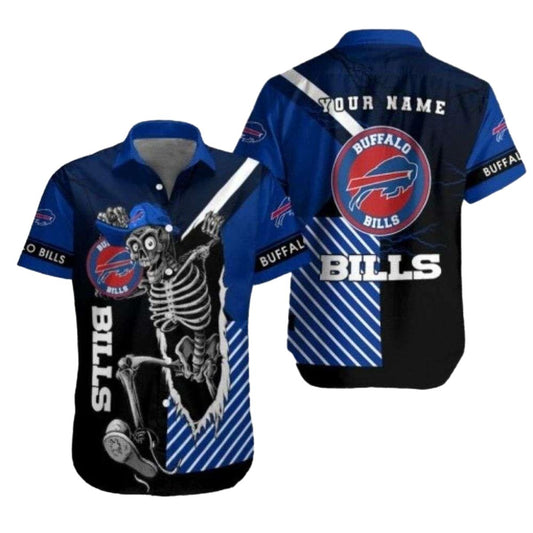 Personalized Buffalo Bills Legendary Warrior Hawaiian Shirt - Moonbestprint