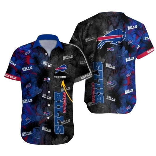 Personalized Buffalo Bills Midnight Tropics Hawaiian Shirt - Moonbestprint