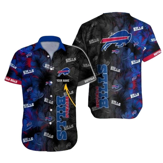 Personalized Buffalo Bills Midnight Tropics Hawaiian Shirt - Moonbestprint