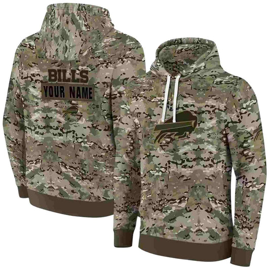 Personalized Buffalo Bills Military Style AOP Hoodie -  Moonbestprint