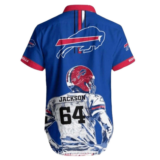 Personalized Buffalo Bills No 1 Dad Hawaiian Shirt - Moonbestprint