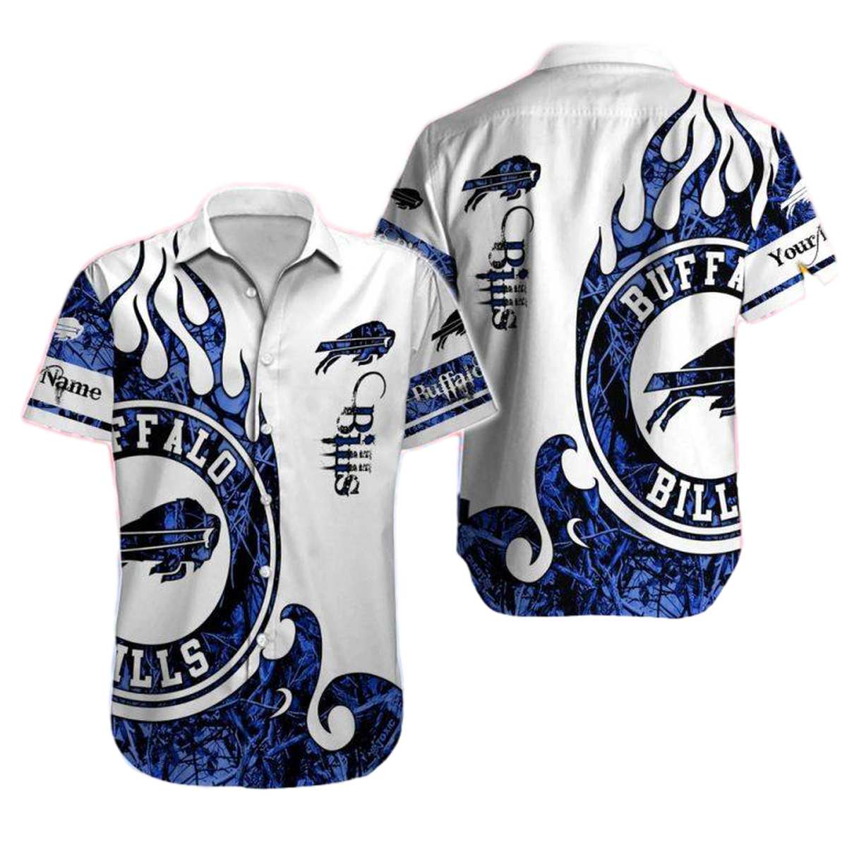 Personalized Buffalo Bills Realtree Hunting Hawaiian Shirt - Moonbestprint