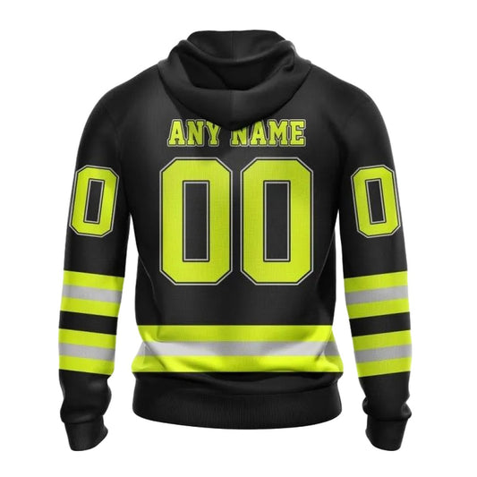 Personalized Buffalo Bills Special Firefighter Uniform AOP Hoodie -  Moonbestprint